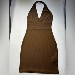 Brown Bodycon Dress